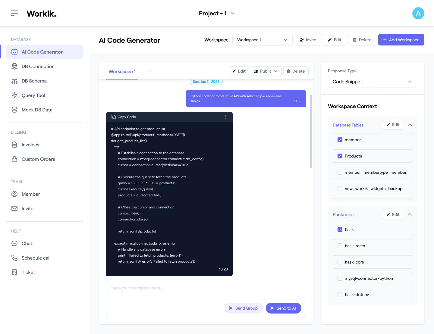 AI Code Generator | Try Context-Driven Code Writer for Free