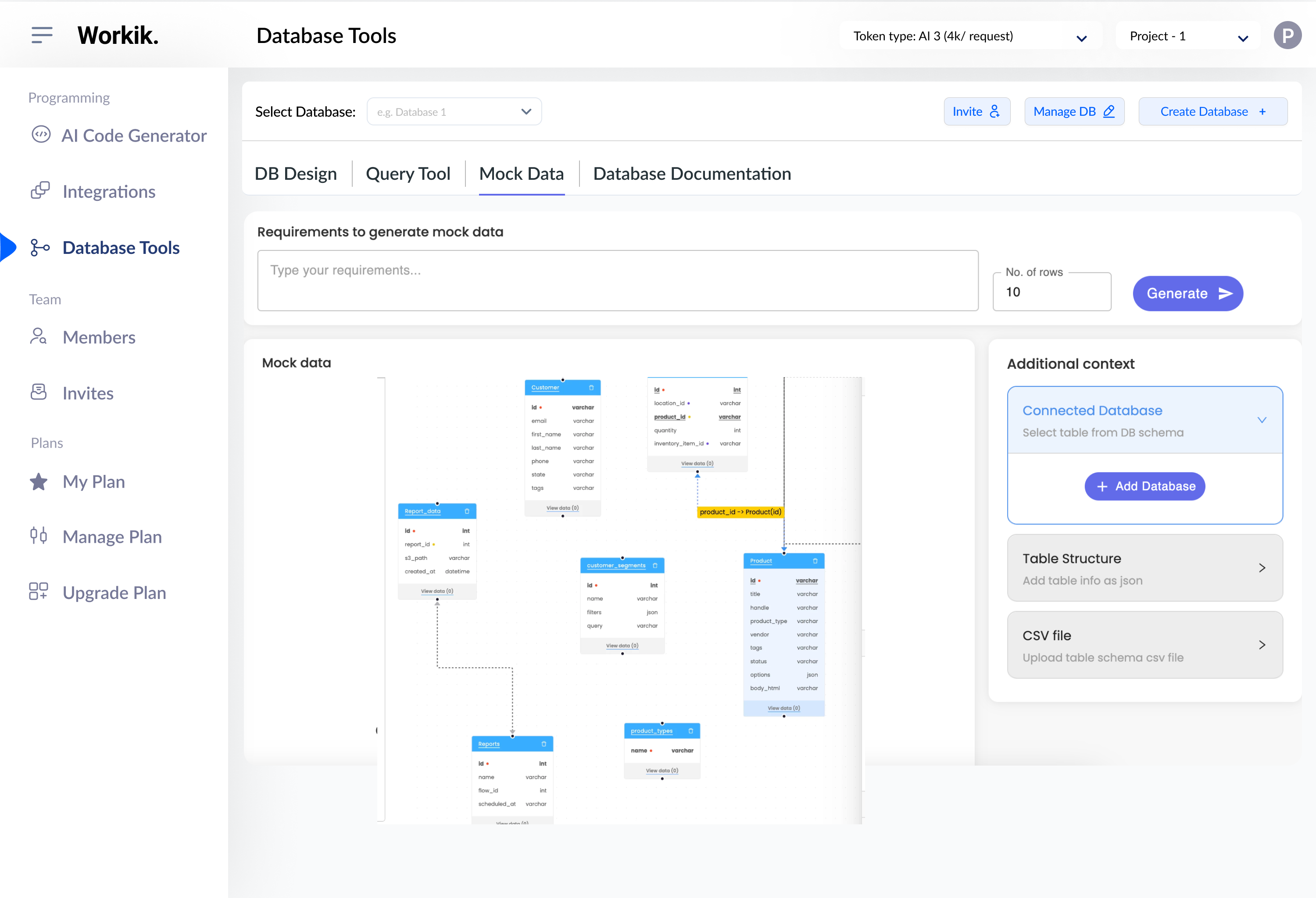 AI-Powered Database Management & Collaboration with Workik