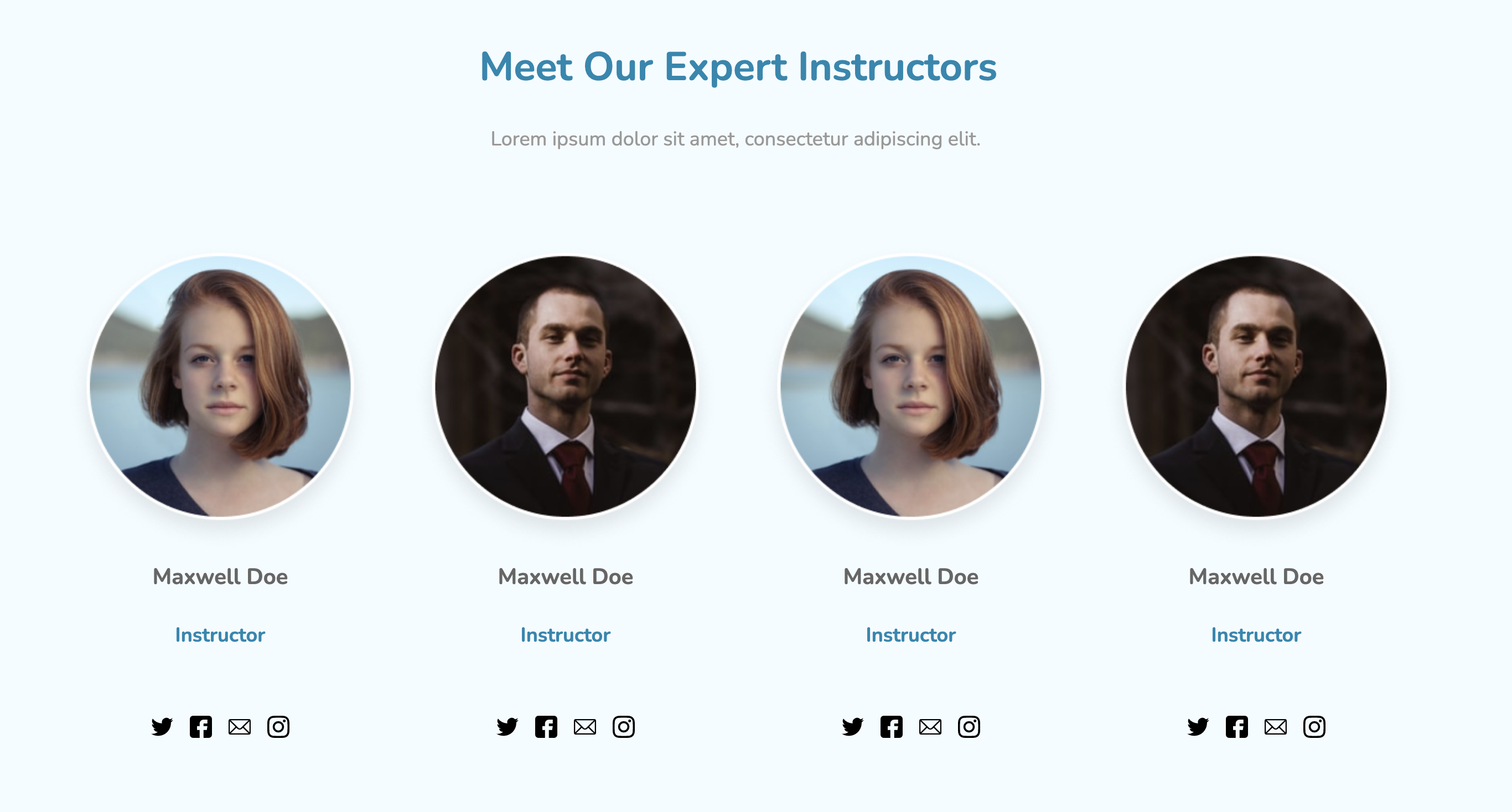 Top 10 Team Section For Websites With Design, Html, CSS, and JavaScript ...
