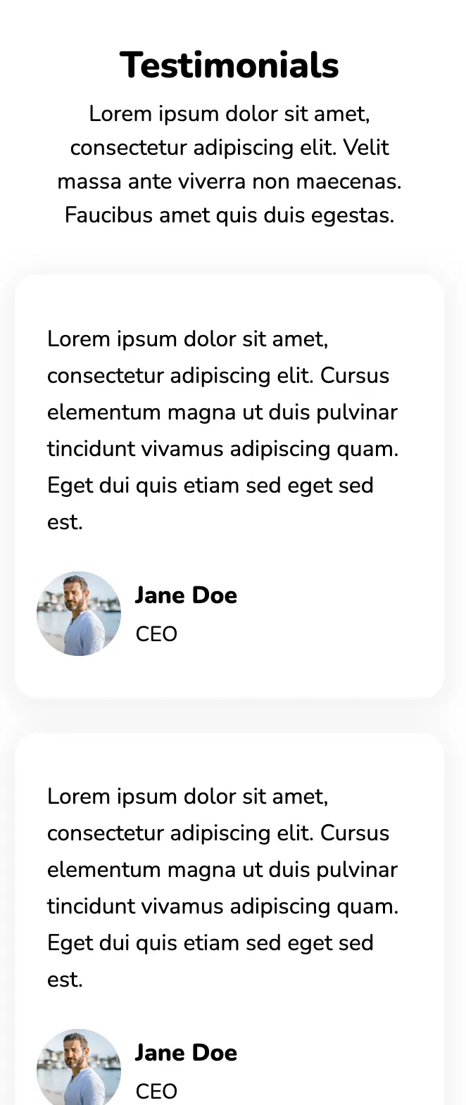 Top 10 Testimonial Section Designs For Websites With Html, CSS, And ...