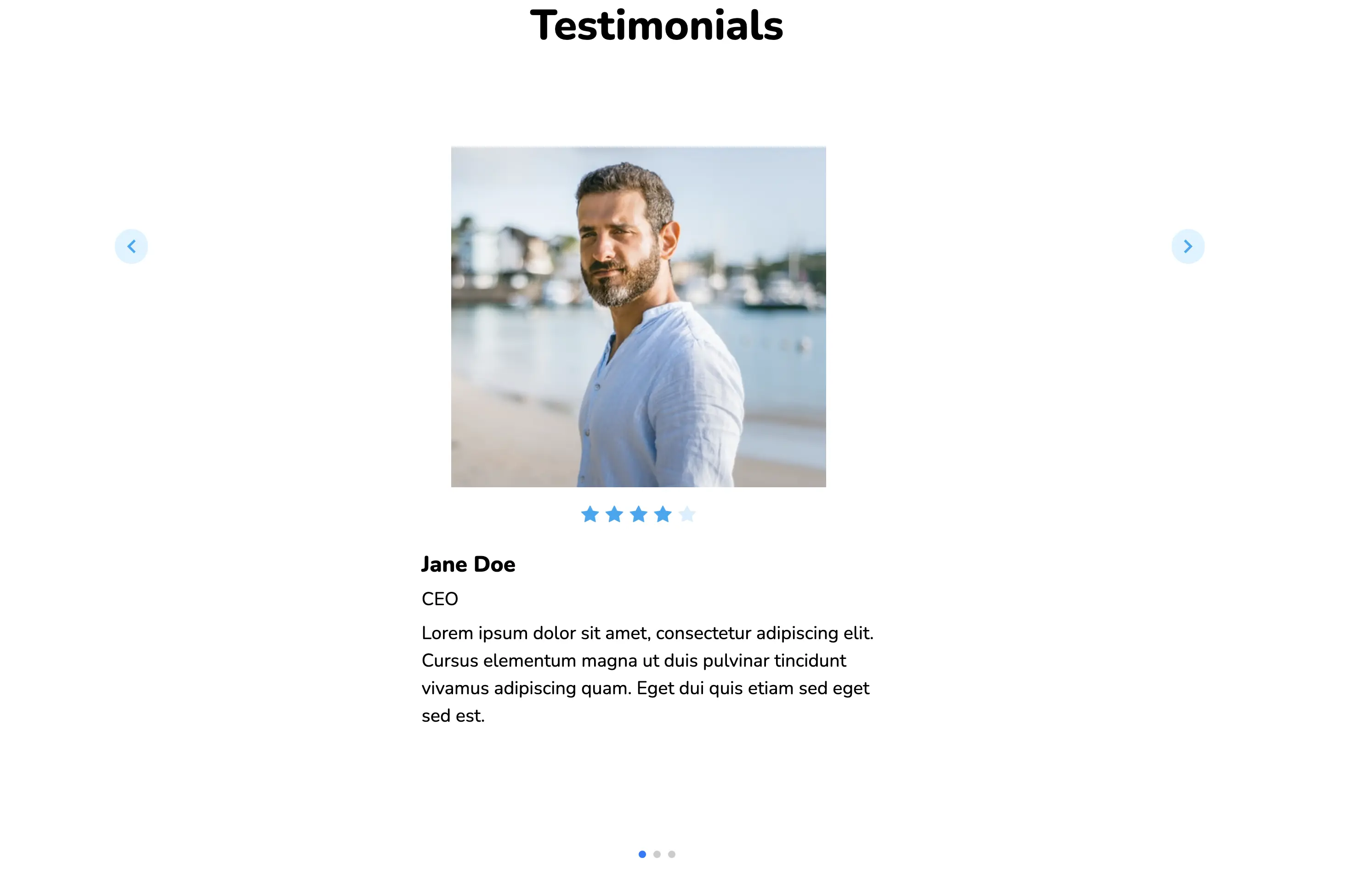 Top 10 Testimonial Section Designs For Websites With Html, CSS, And ...