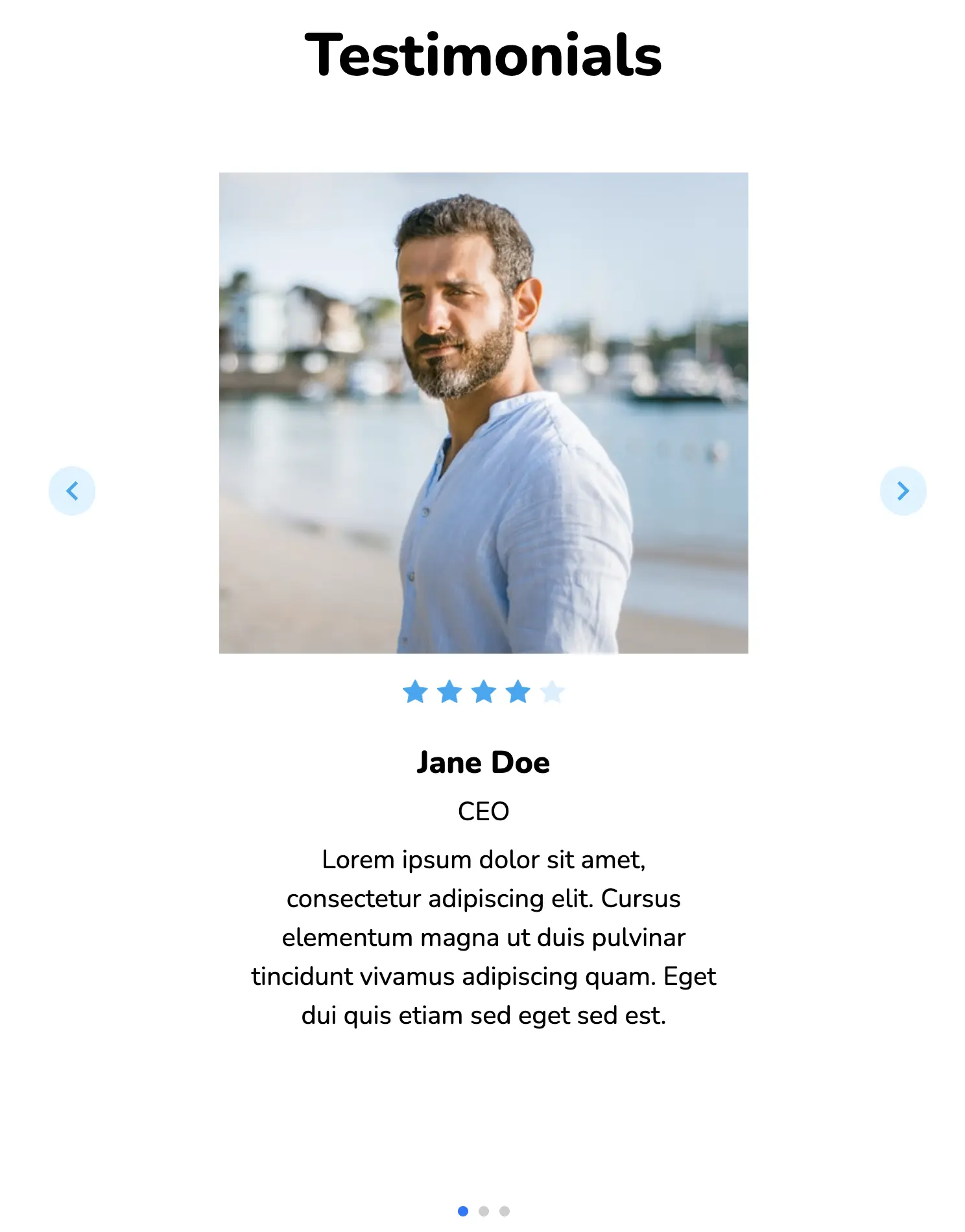 Top 10 Testimonial Section Designs For Websites With Html, CSS, And ...
